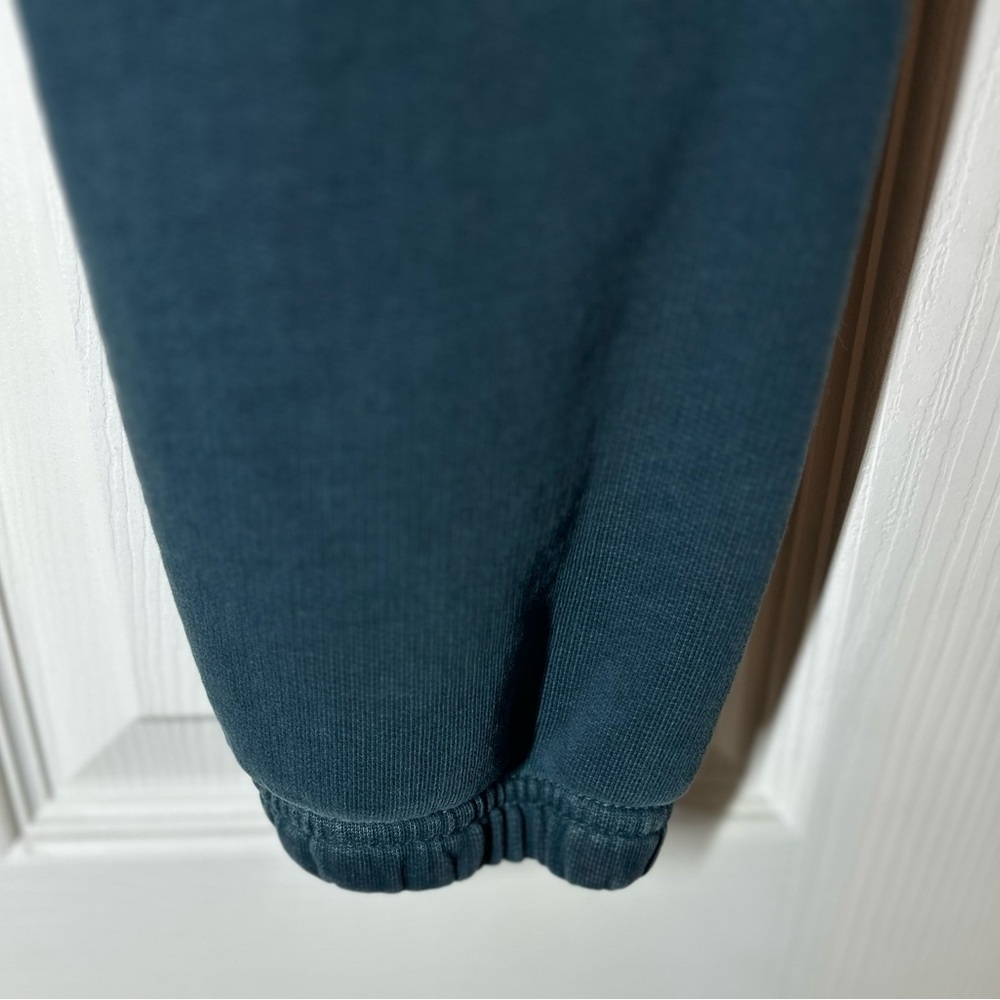 American Eagle Outfitters Teal Joggers Size M Streetwear Athleisure Distressed - Picture 3 of 15